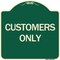 Signmission Designer Series Customers Only, Green & Tan Heavy-Gauge Aluminum Sign, 18" x 18", G-1818-24494 A-DES-G-1818-24494 - alternate 1